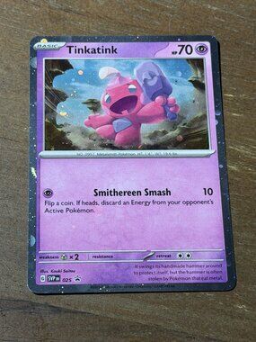 Pokemon Tinkatink SVP 025 English EX/NM